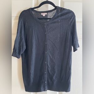 Merona short sleeve button down cardigan